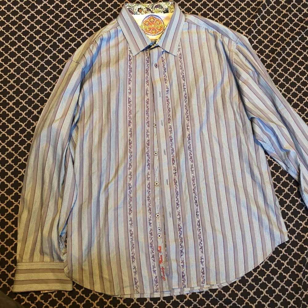 Robert Graham Robert Graham Striped Button Shirt … - image 3