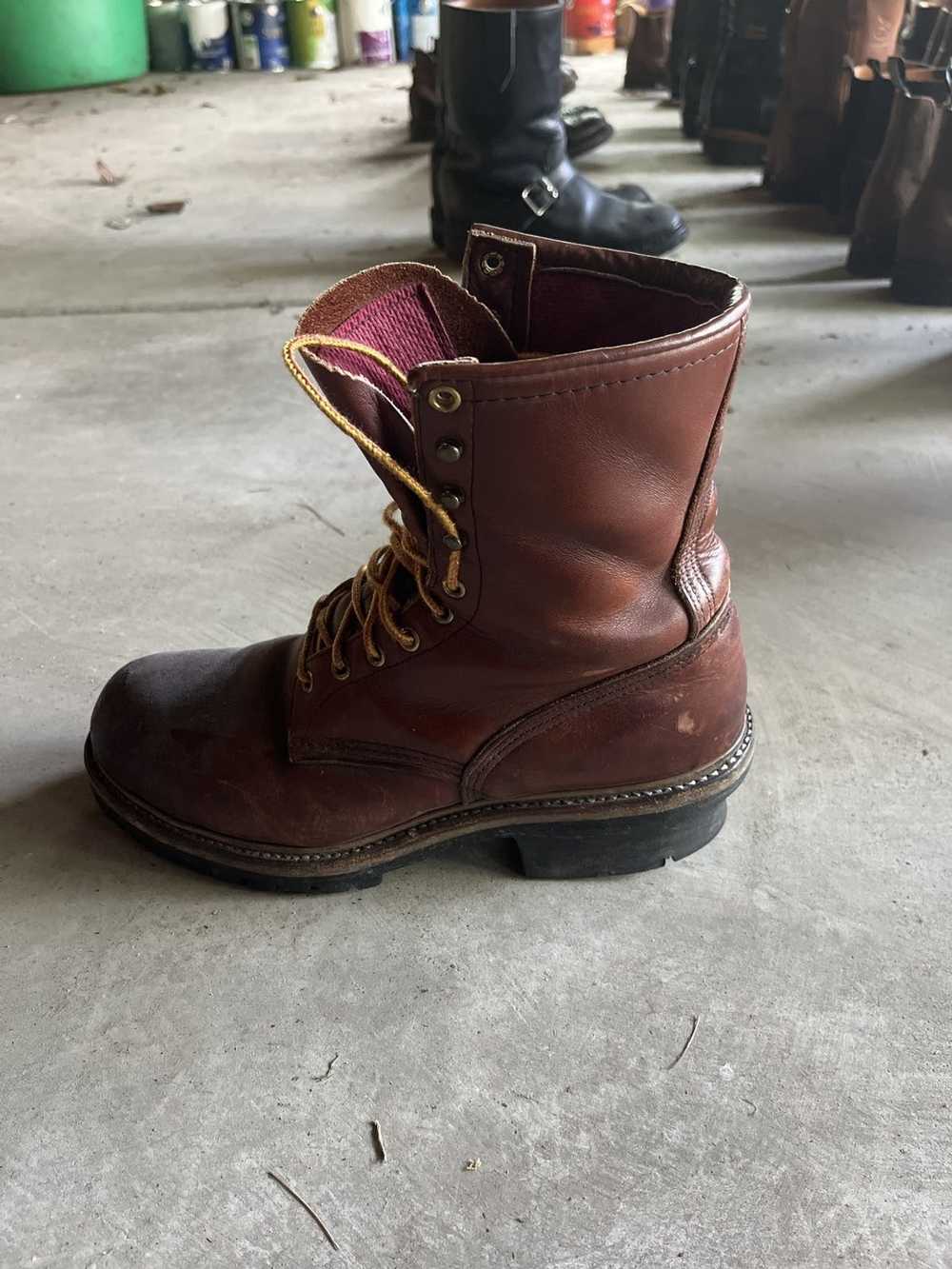 Red Wing × Vibram Red Wing Boots with Vibram Soles - image 2