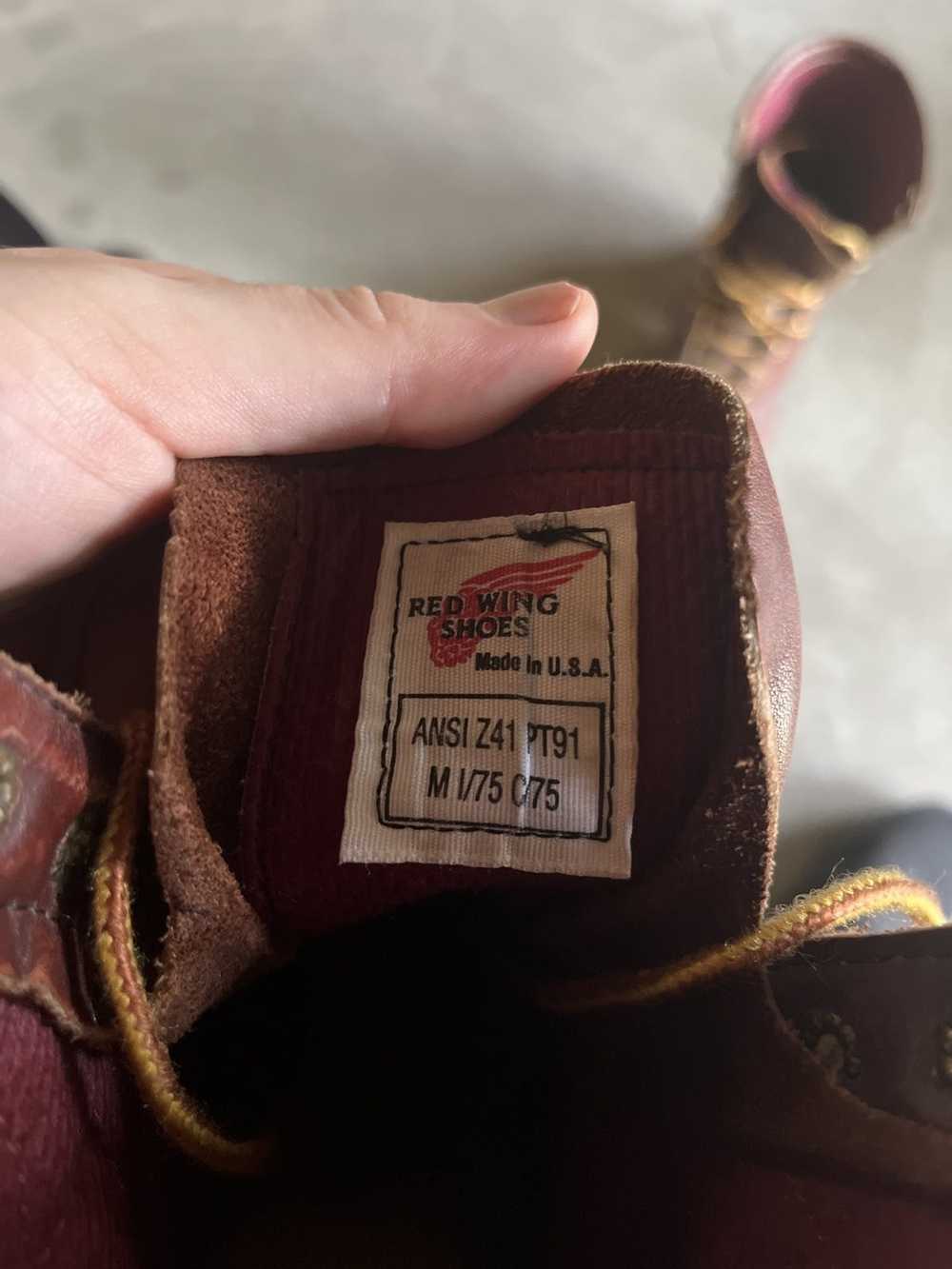 Red Wing × Vibram Red Wing Boots with Vibram Soles - image 3