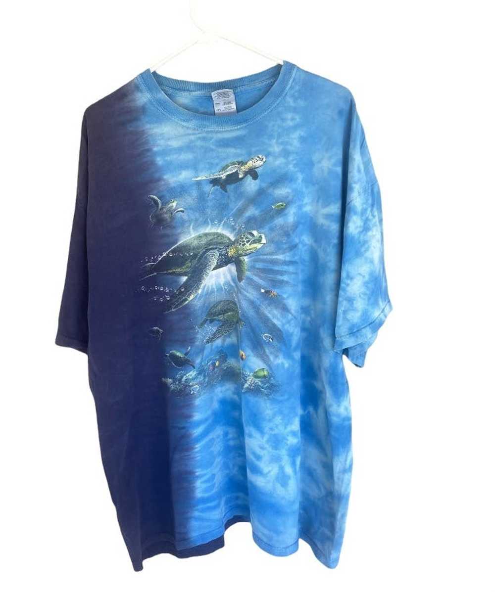 Animal Tee × Gildan × Vintage Vintage Tye Dye Oce… - image 1