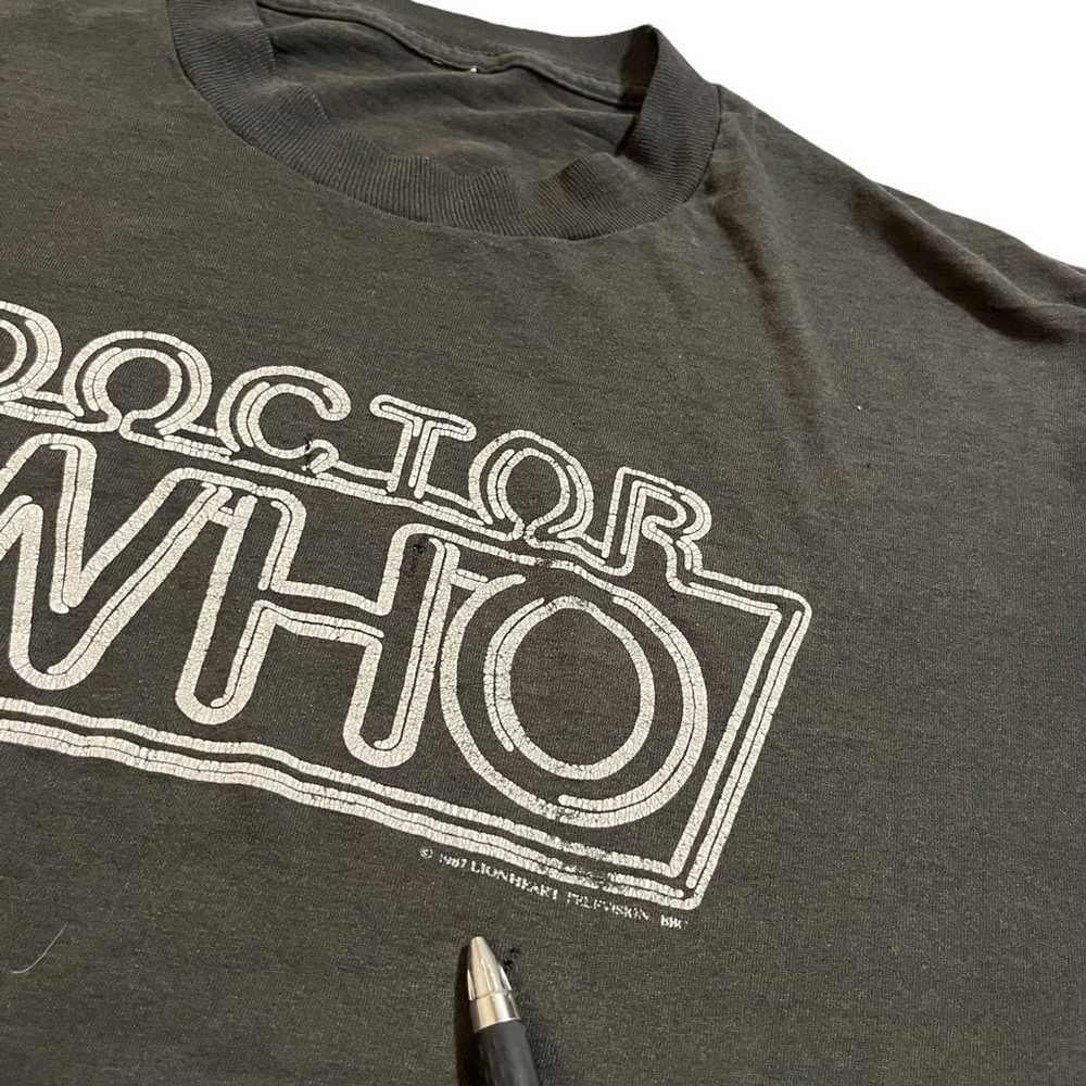 Movie × Vintage 1987 Doctor Who Shirt - image 4