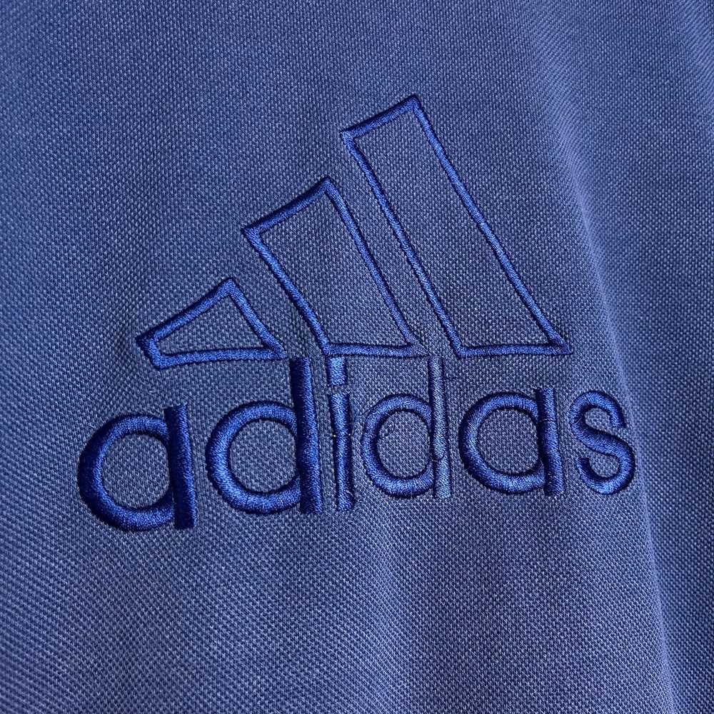 Adidas Adidas blue navy crewneck sweatshirt vinta… - image 2