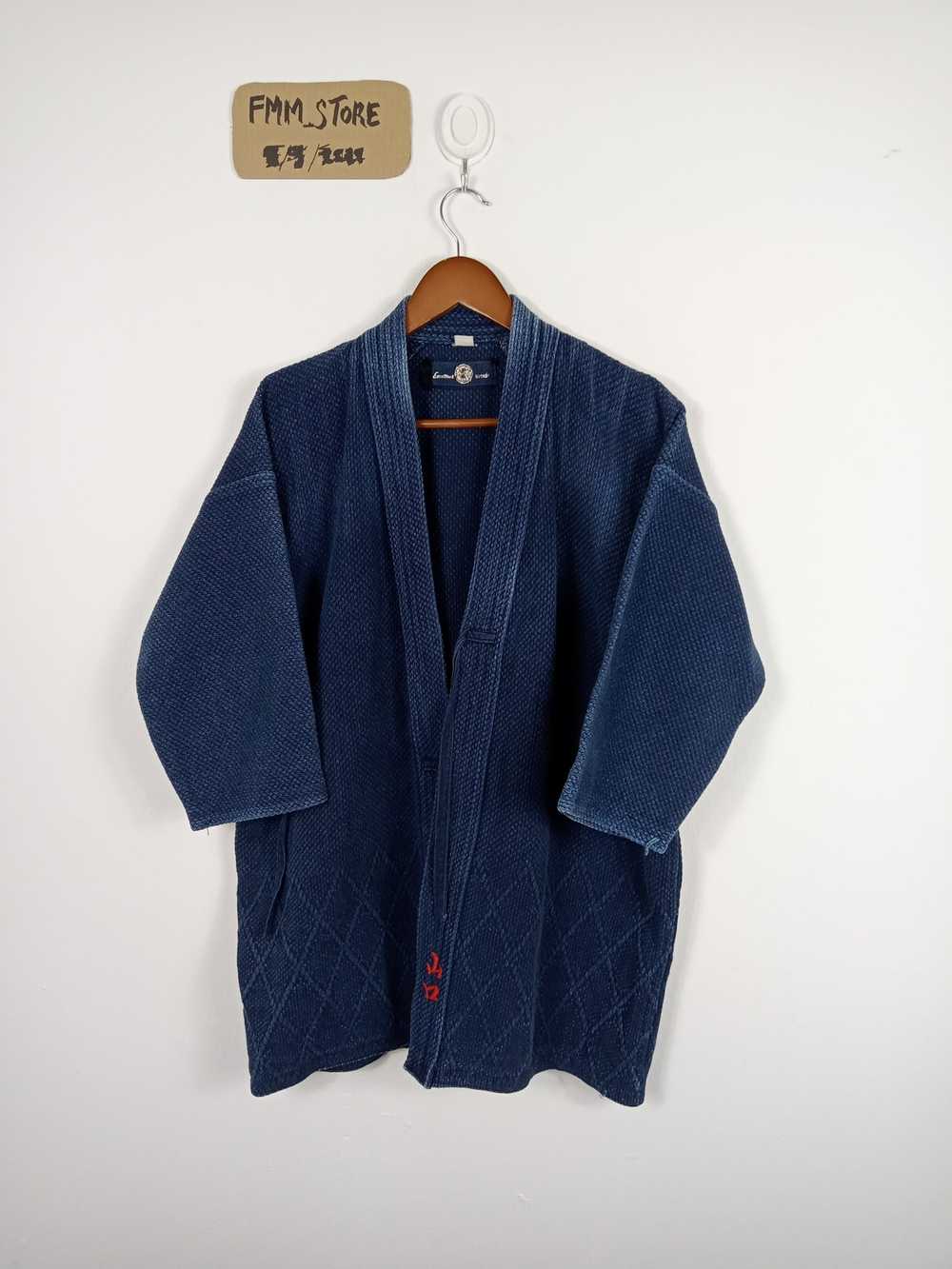 Indigo × Japanese Brand × Kimono Japan Dragon Vin… - image 2