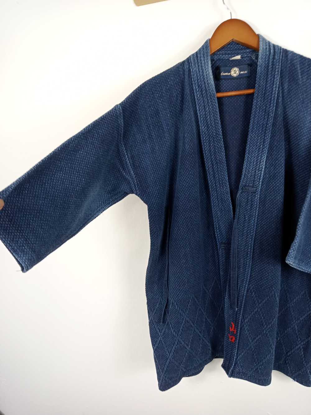 Indigo × Japanese Brand × Kimono Japan Dragon Vin… - image 5