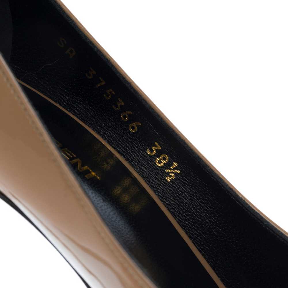 Yves Saint Laurent Sandals Patent leather in Nude - image 5