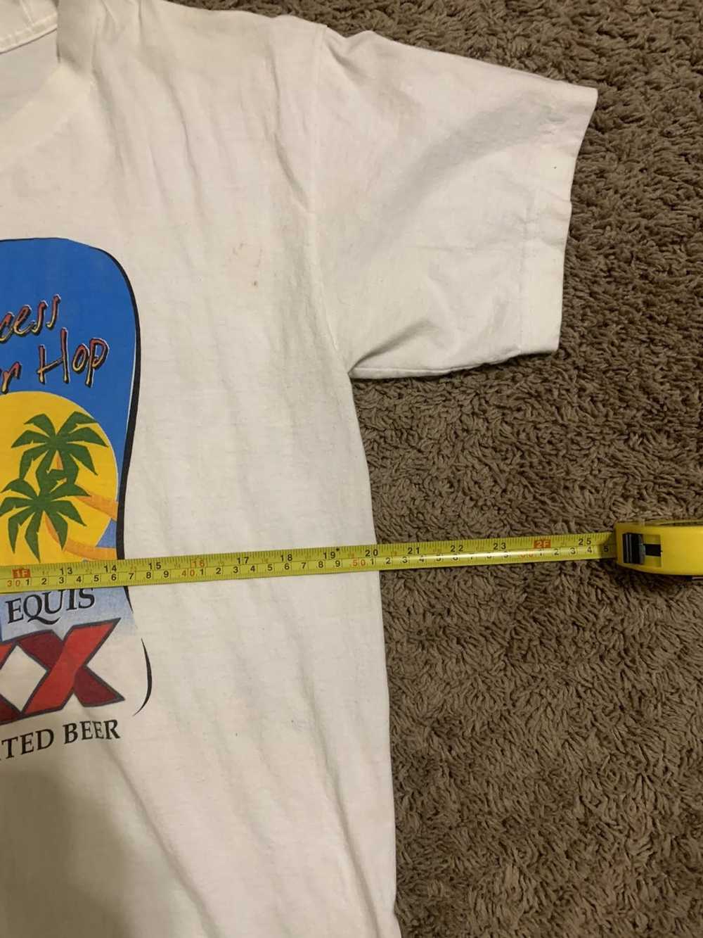 Jerzees Vintage Dos Equis imported beer shirt 90s… - image 5
