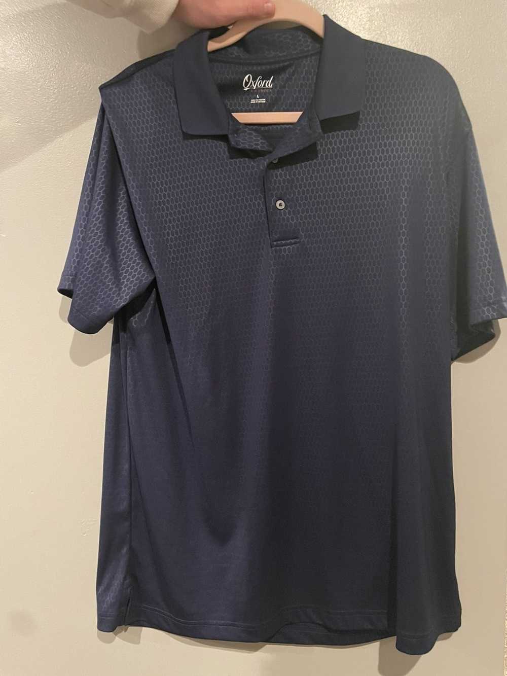 Oxford Navy Oxford Golf Polo - image 1