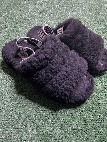 Ugg UGG WMN FUR SANDELS SLIPPERS (Tried On) Black - image 1