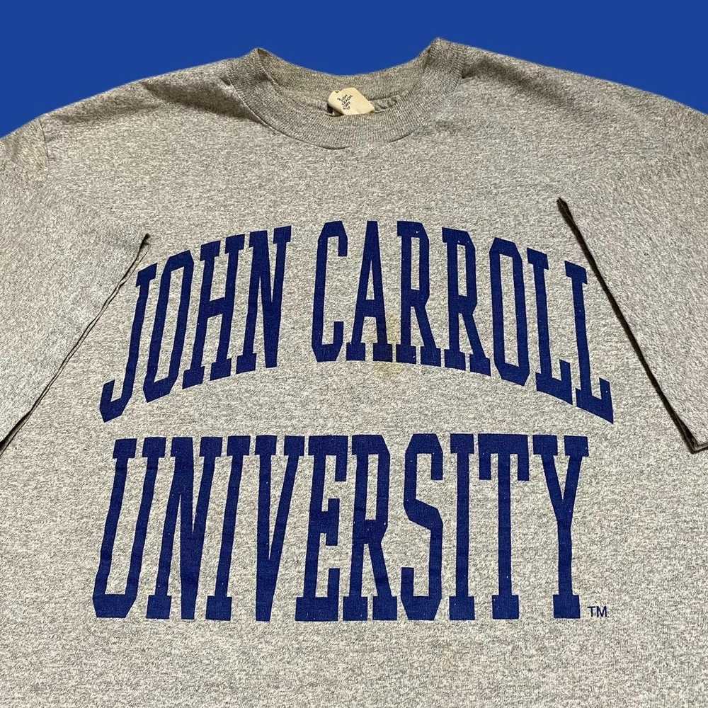 Vintage vintage 90s john carroll university shirt - image 1