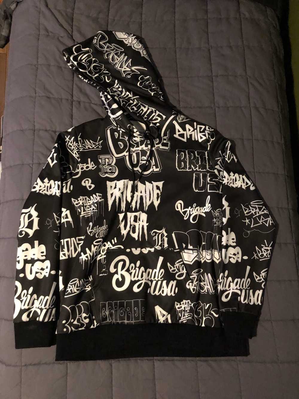 Brigade Brigade All Over Graffiti Hoodie - image 1