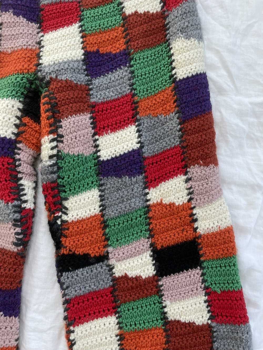 Marni Knit patchwork pants - image 4