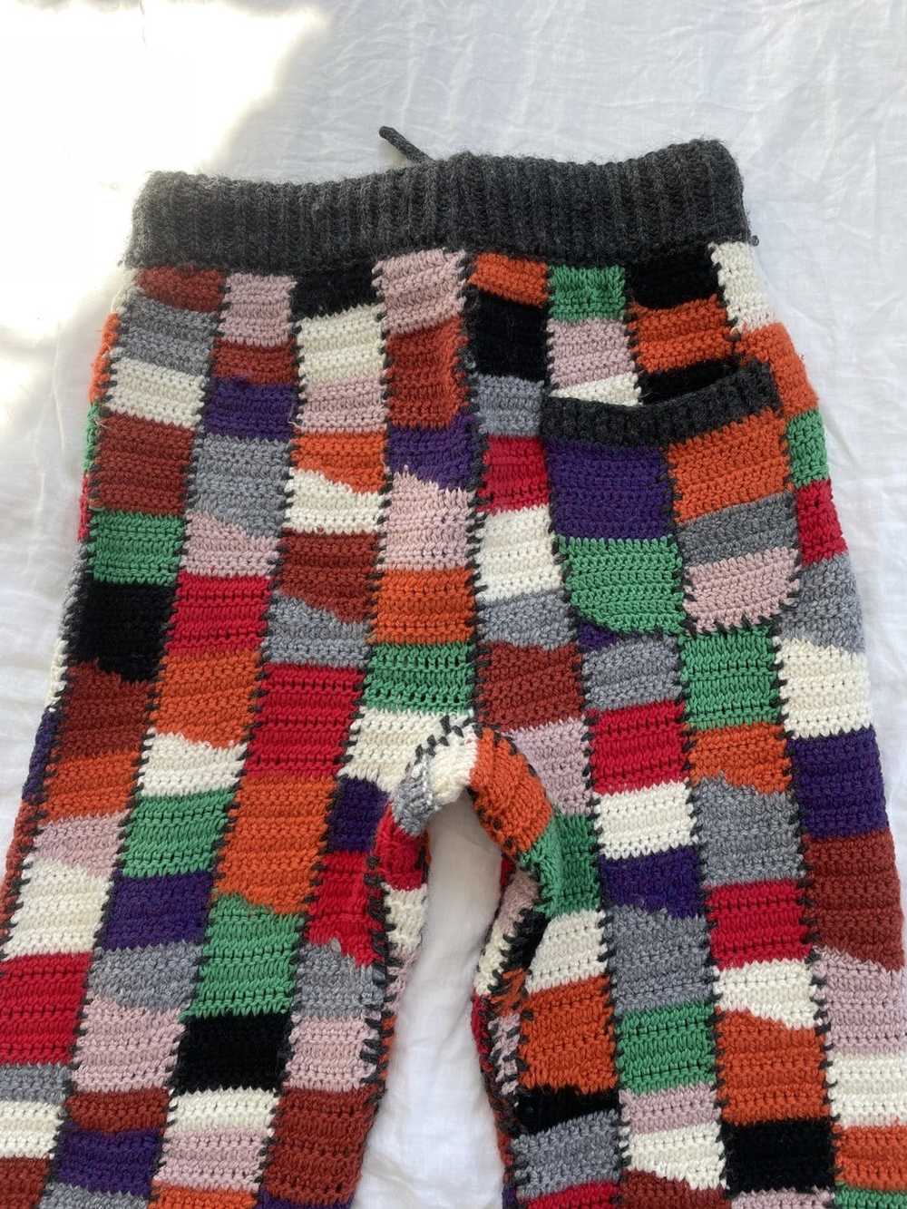 Marni Knit patchwork pants - image 5