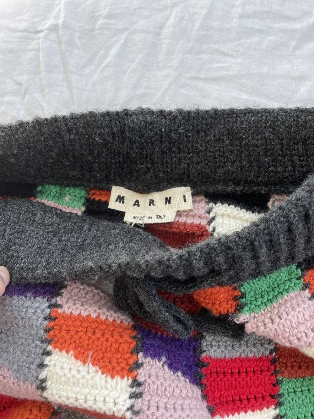 Marni Knit patchwork pants - image 6