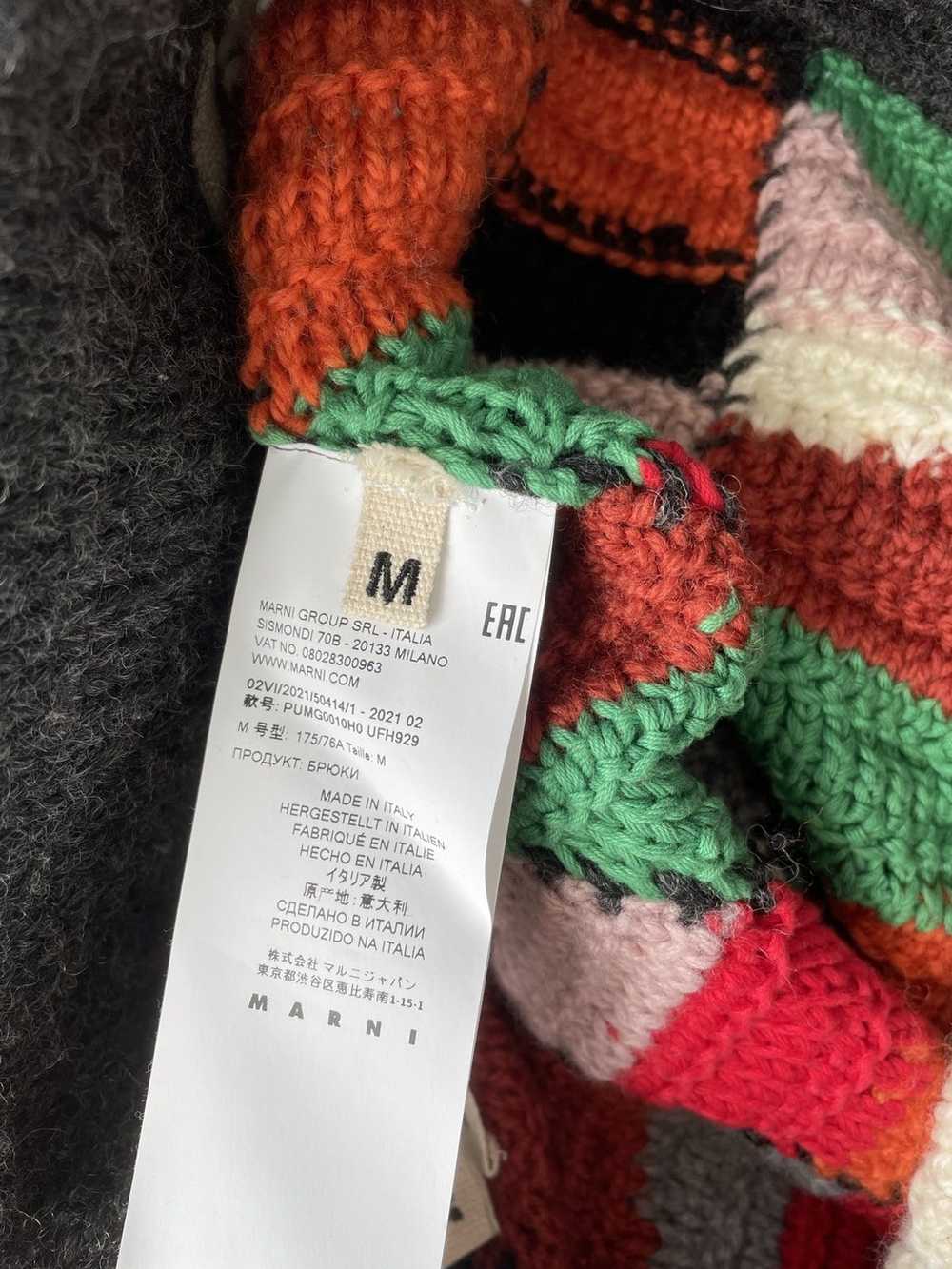 Marni Knit patchwork pants - image 7