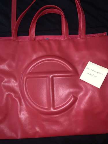 TELFAR Vegan Leather Medium Shopping Bag Sage 1216790
