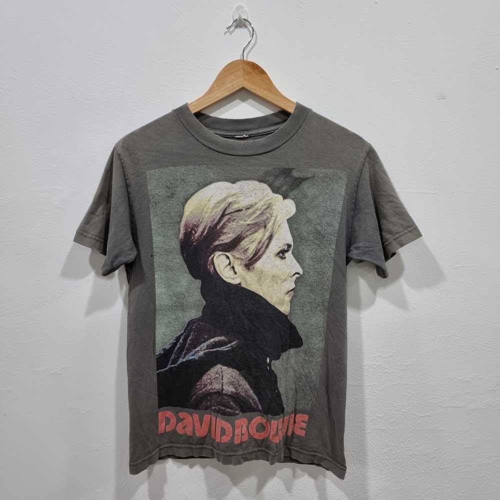 Band Tees × Vintage Vintage y2k david bowie young… - image 1