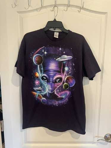Gildan Gildan short Alien print sleeve t-shirt