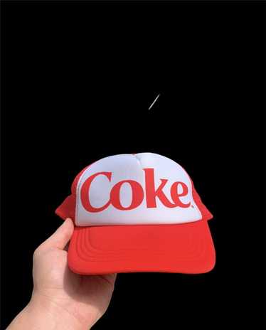 Coca Cola × Trucker Hat × Vintage Vintage Coke Coc