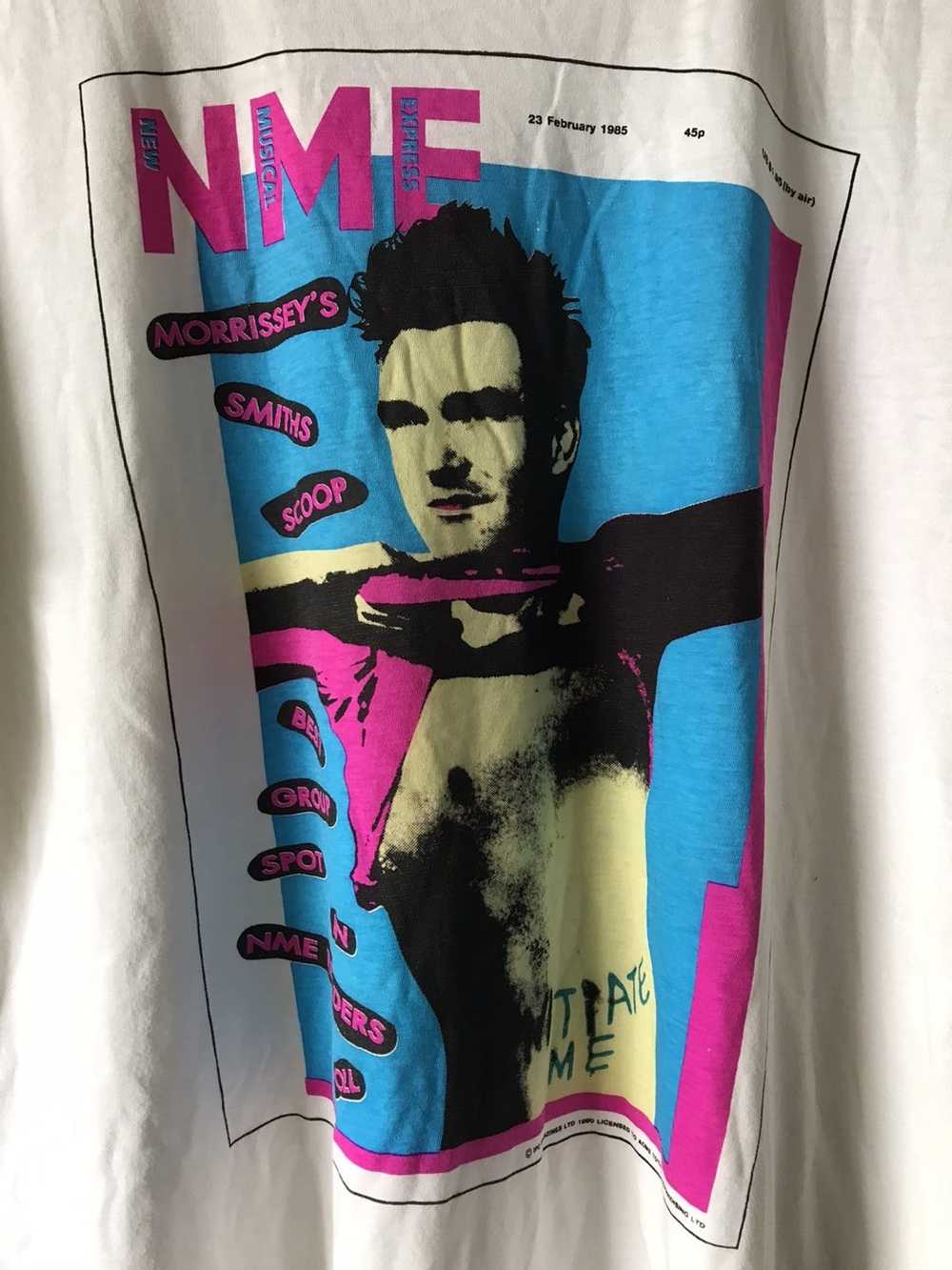 Rock T Shirt × Vintage Vintage 90s Morrissey Shirt - image 2
