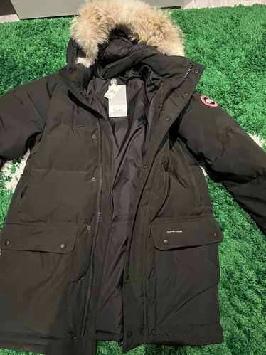 Emory slim fit genuine best sale coyote fur trim parka