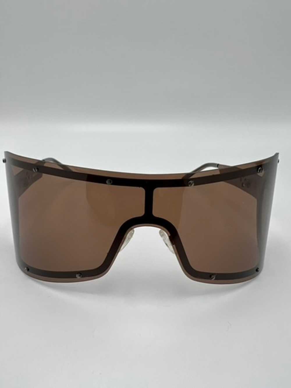 Imatra Shield Brown Visor 80’s Sunglasses - image 1