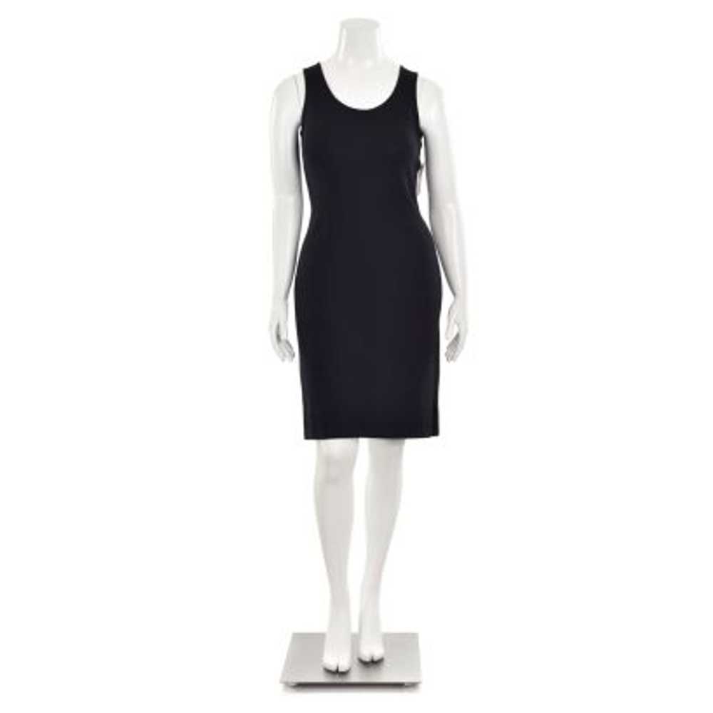 St. John Collection Black Scoop Neck Tank Dress - image 2