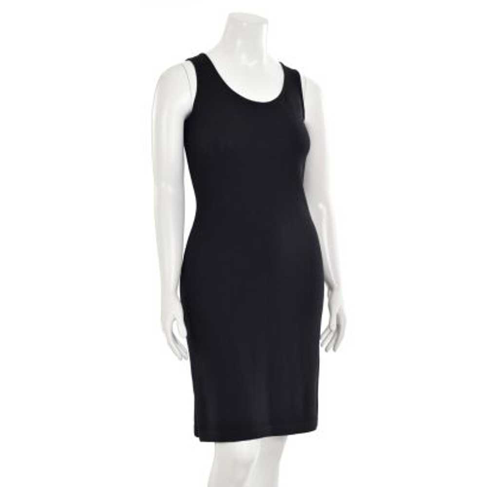 St. John Collection Black Scoop Neck Tank Dress - image 3