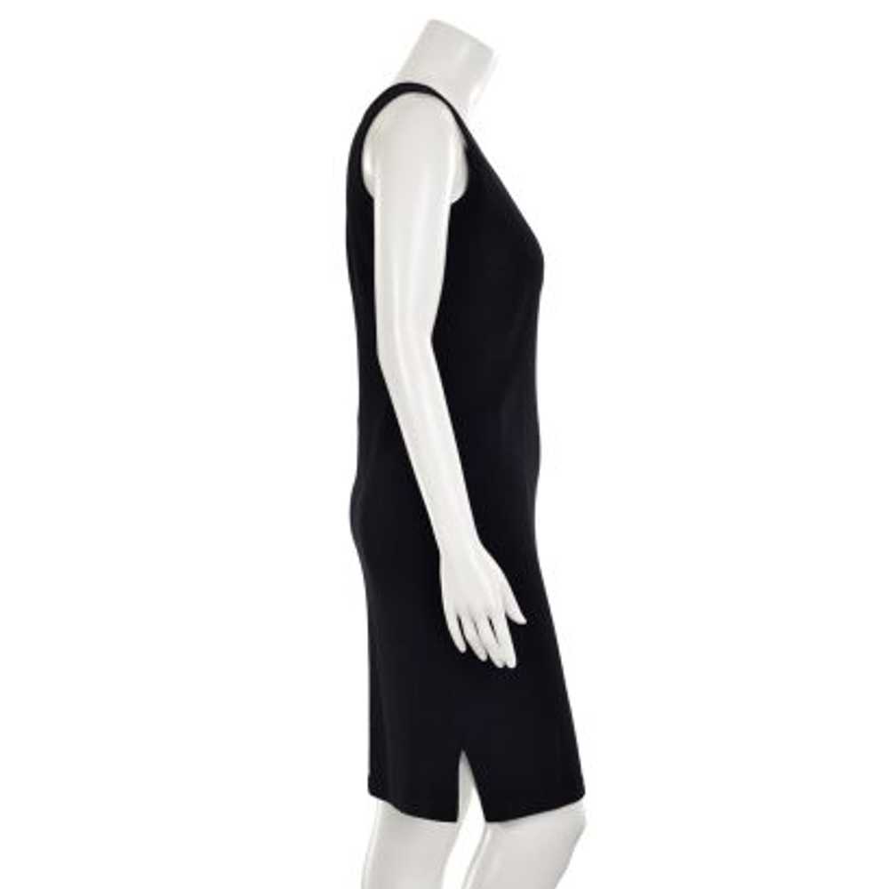 St. John Collection Black Scoop Neck Tank Dress - image 4