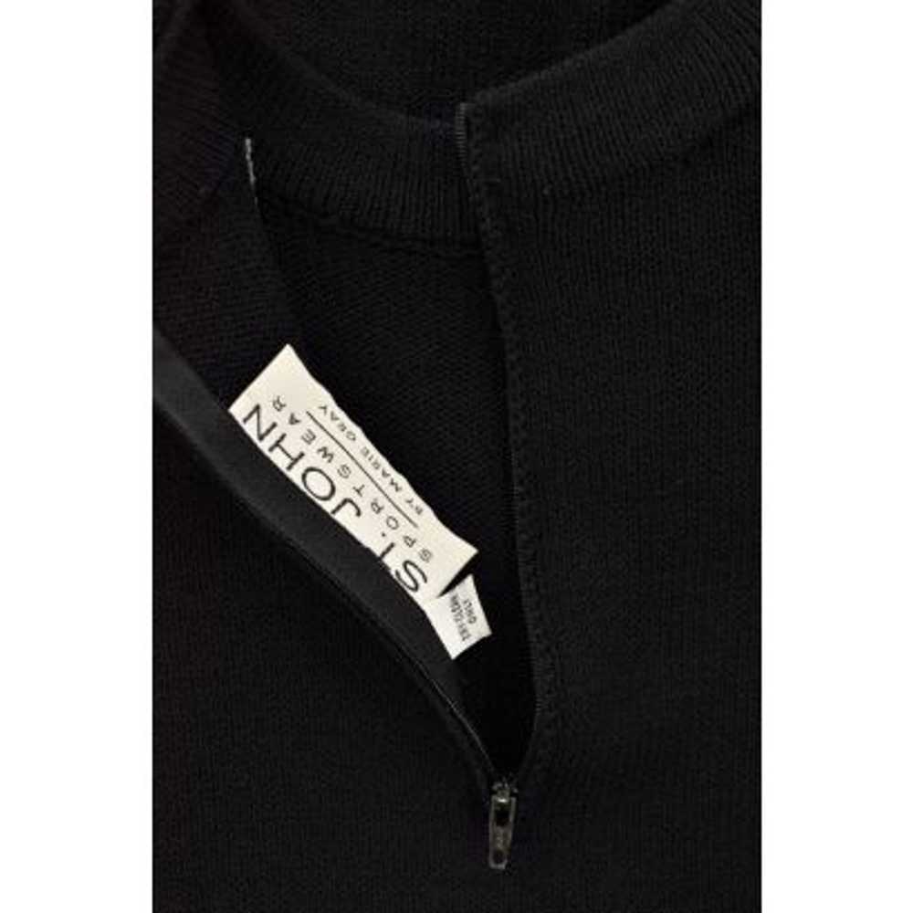 St. John Sportswear Black Santana Knit Drop Shoul… - image 4