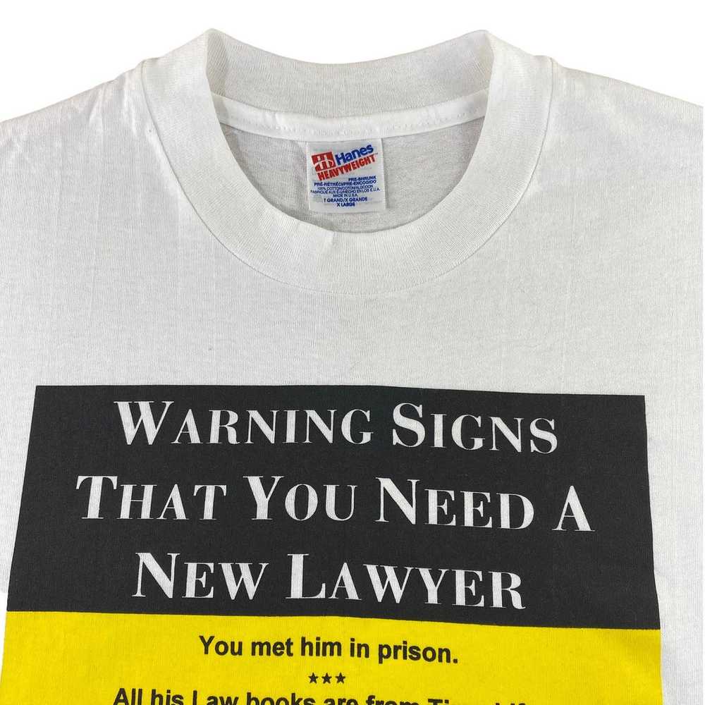 90s New Lawyer tee XL - image 3