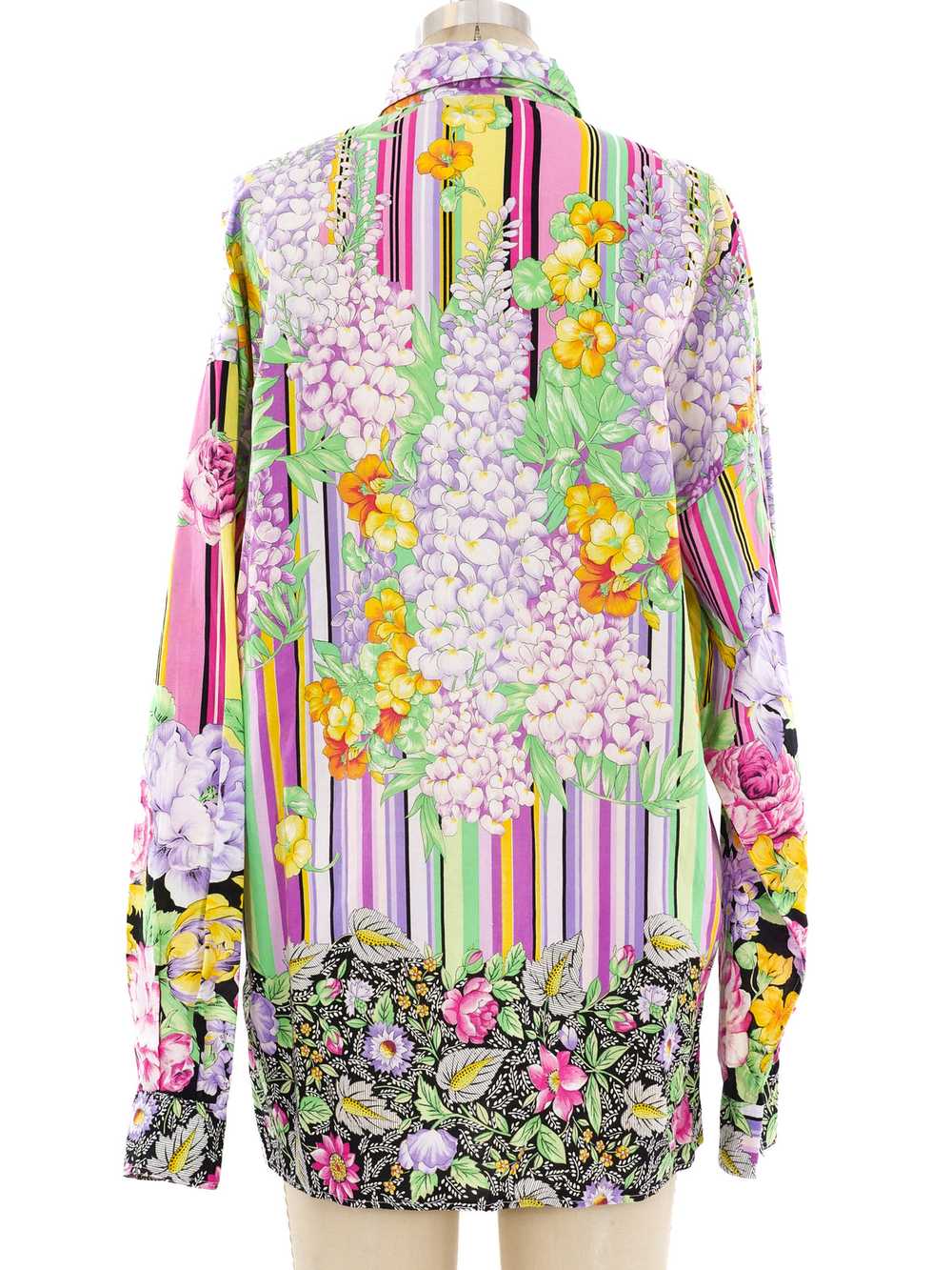 Versus by Gianni Versace Floral Printed Shirt - image 4