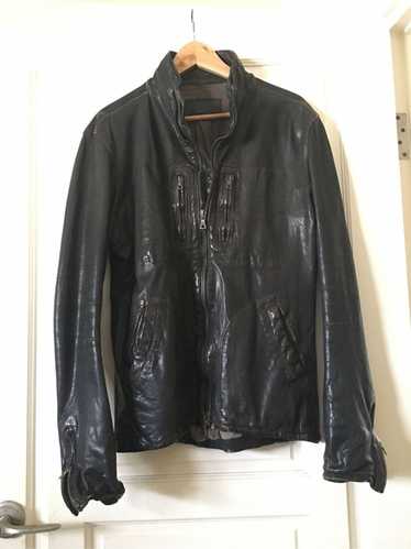 Isamu Katayama Backlash Tea core cowhide jacket an