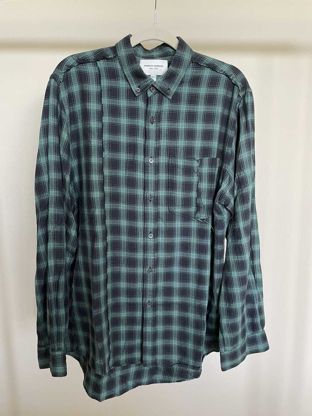 Public School Public School plaid shirt - image 1