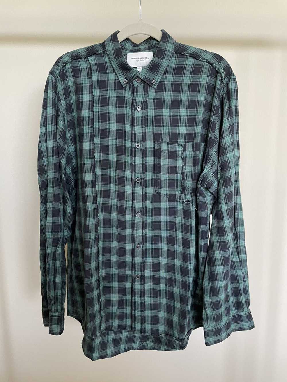 Public School Public School plaid shirt - image 2