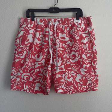 Onia ONIA Floral Pattern Swim Trunks Board Shorts