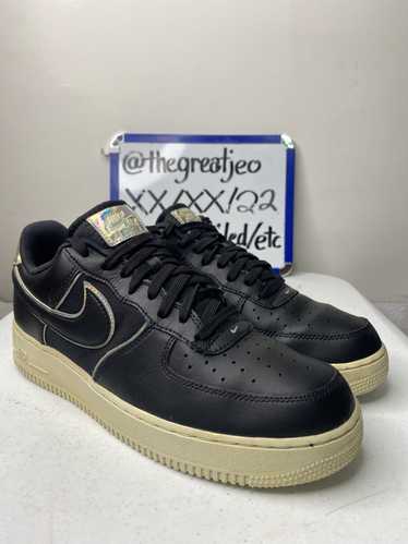 Nike Air Force 1 Low 07 LV8 Black Iridescent Outl… - image 1