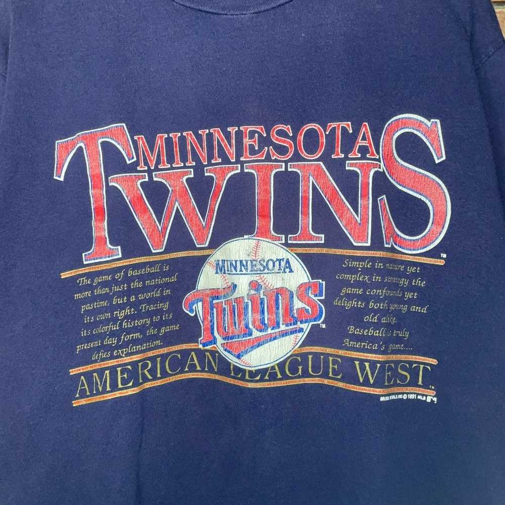 MLB × Vintage Vintage 90’s 1991 Minnesota Twins W… - image 2