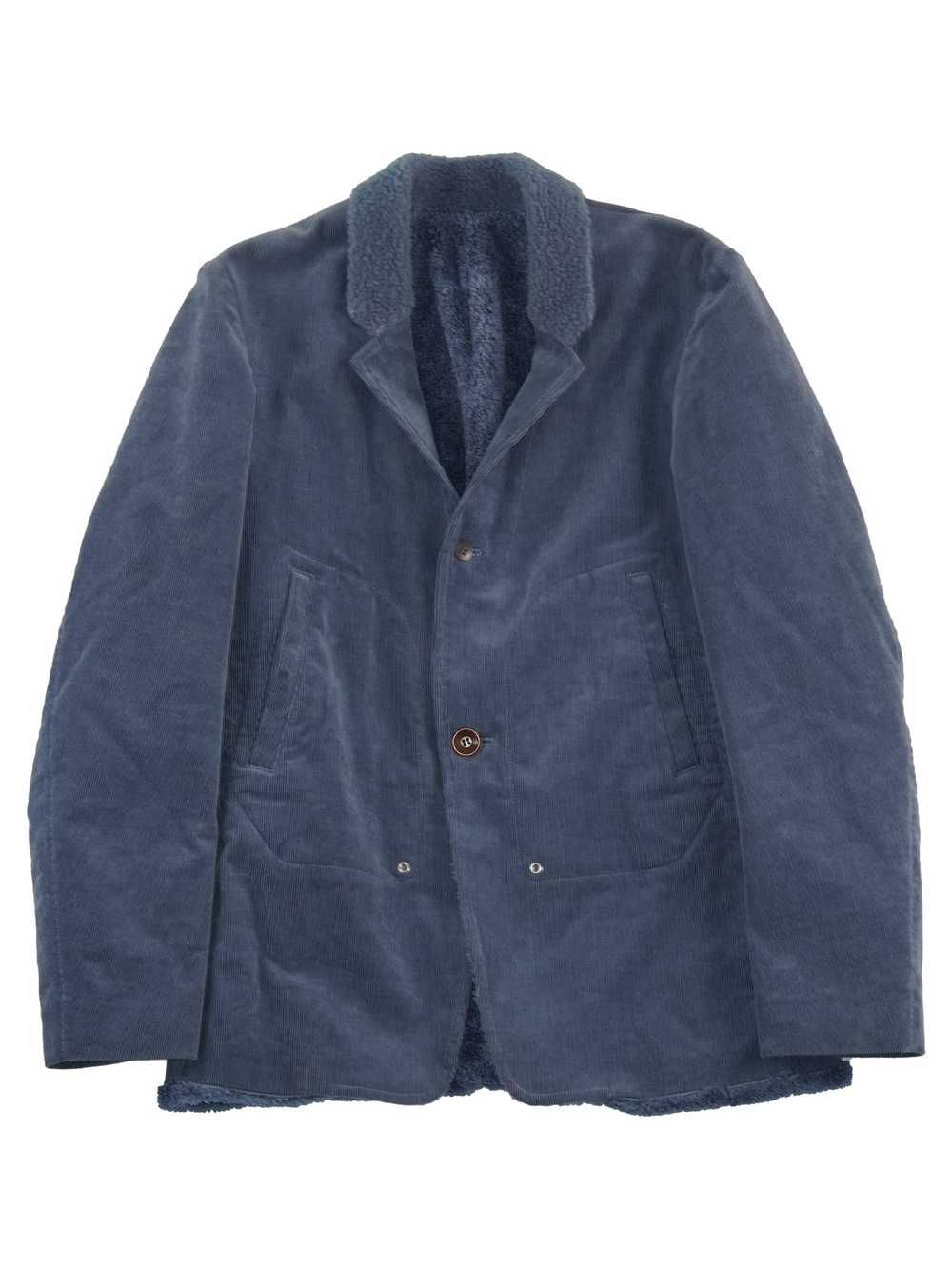 Undercover Blue Corduroy Coat - image 1