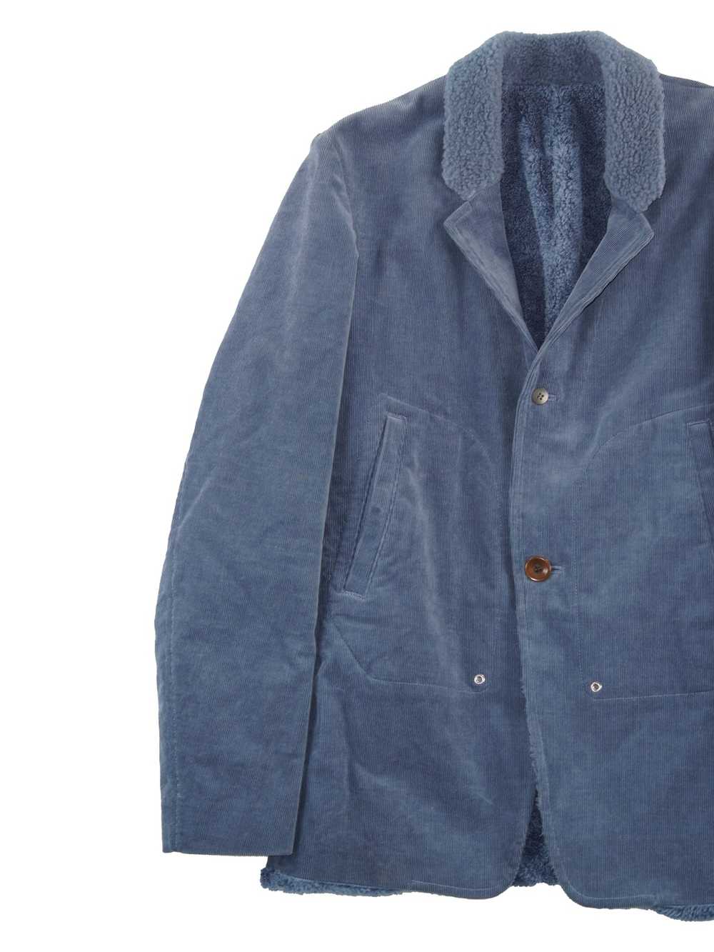 Undercover Blue Corduroy Coat - image 2