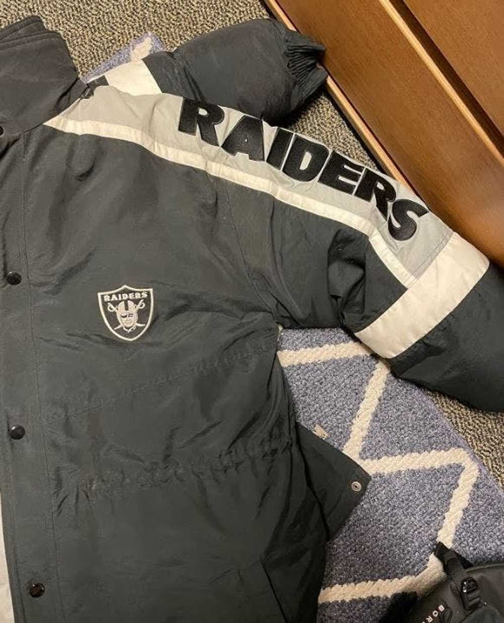 NFL × Starter Vintage Raiders Starter Puffer - image 4