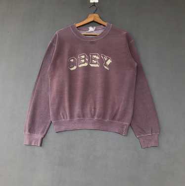 Japanese Brand × Obey × Vintage Obey Sweatshirt P… - image 1
