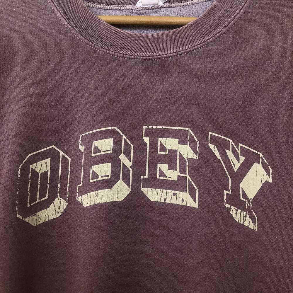 Japanese Brand × Obey × Vintage Obey Sweatshirt P… - image 4