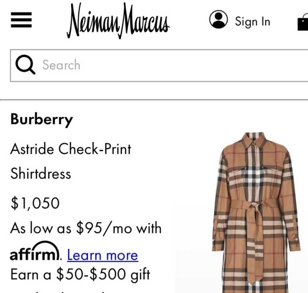 Burberry Burberry Shirt Dress - image 6