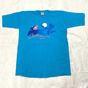 1980s Hawaiian Cruise Poly Tees t-shirt dated 1983 - image 1