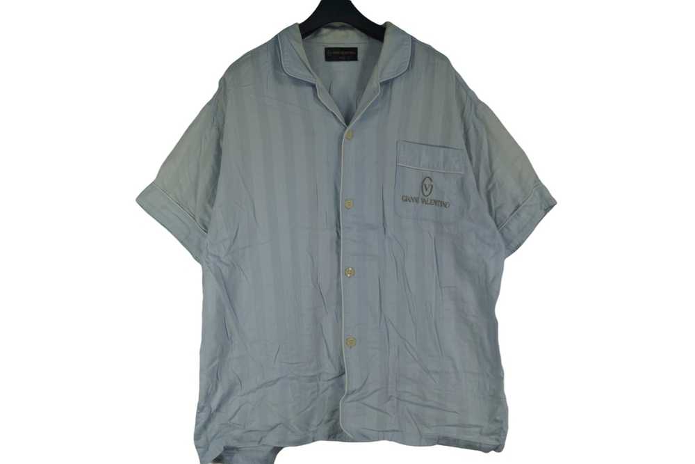 Gianni × Italian Designers Rare!! Shirt Button Up… - image 1