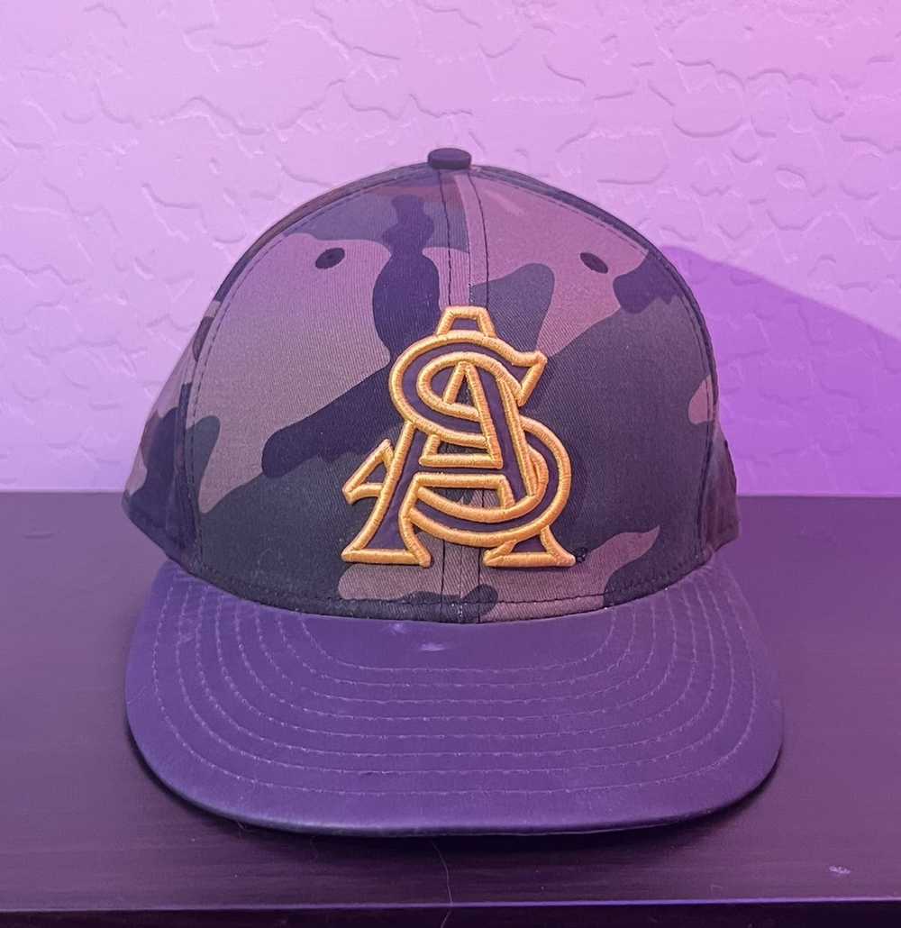 New Era 7 3/8 ASU camo fitted hat - Gem