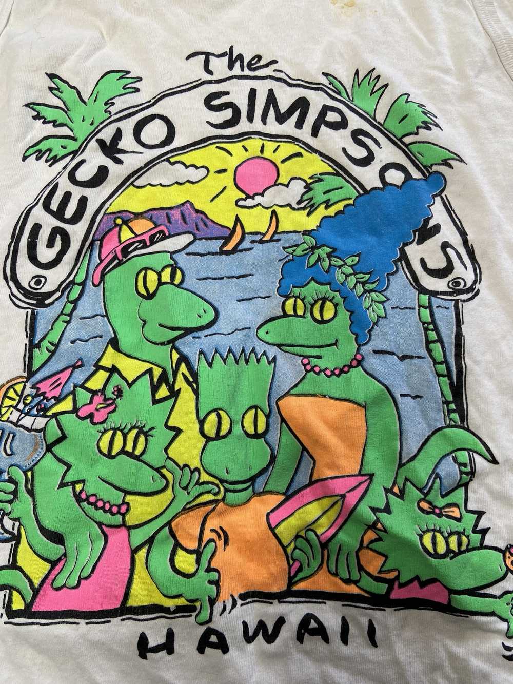 Vintage Vintage 90s The Gecko Simpsons Tank Top - image 2