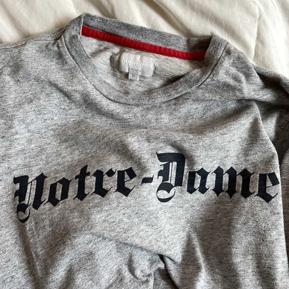 Supreme Supreme Notre Dame L/S T-Shirt - image 1