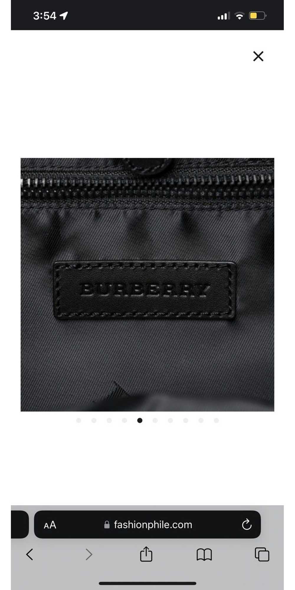 Burberry Burberry Nylon Backpack with leather - image 6