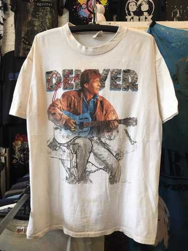 Rare × Vintage Vintage John Denver 90s T-Shirt Sz… - image 1